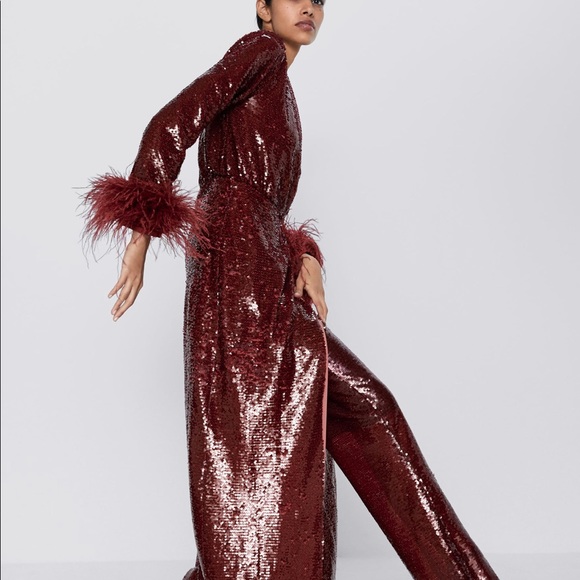 Zara  limited edition sequin pant - Picture 2 of 3